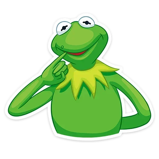 😀 Стикер «Кермит» для Telegram