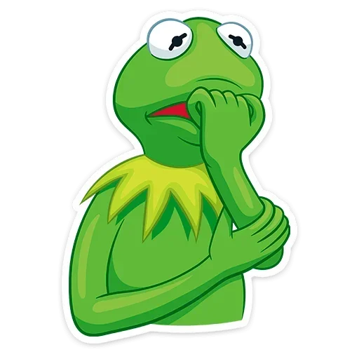 🤔 Стикер «Кермит» для Telegram