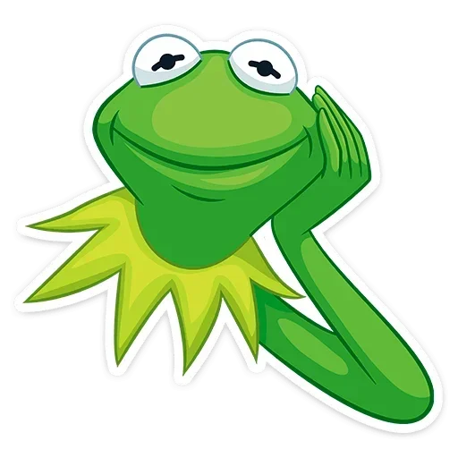 🙂 Стикер «Кермит» для Telegram