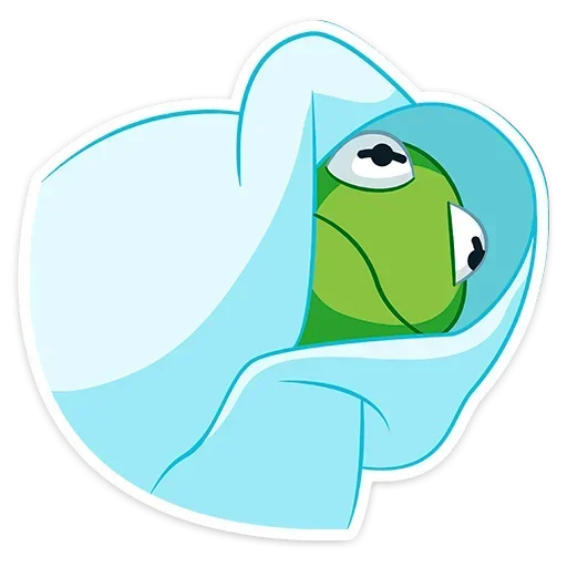 😶‍🌫️ Стикер «Кермит» для Telegram