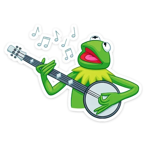 🎸 Стикер «Кермит» для Telegram
