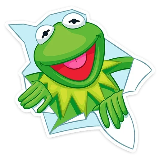 😃 Стикер «Кермит» для Telegram
