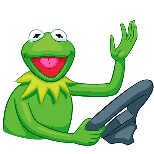 👋 Стикер «Кермит Без Текста» для Telegram