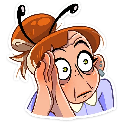 😱 Стикер «Пчелка Ксюша» для Telegram