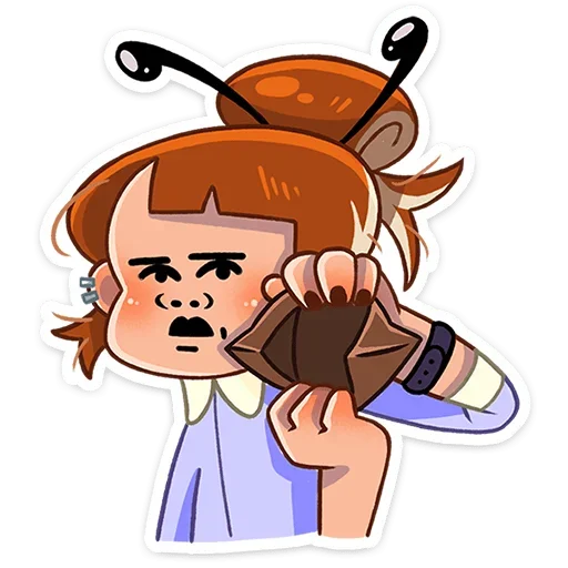 👛 Стикер «Пчелка Ксюша» для Telegram