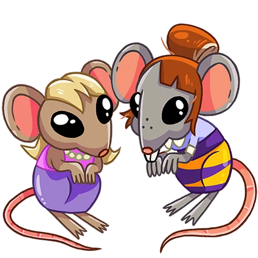 🐀 Стикер «Пчелка Ксюша Без Текста» для Telegram