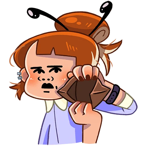 👛 Стикер «Пчелка Ксюша Без Текста» для Telegram