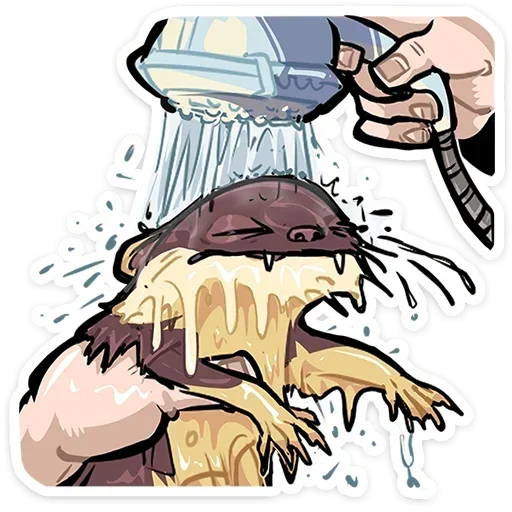 🚿 Стикер «Куна» для Telegram