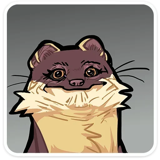 🫥 Стикер «Куна» для Telegram