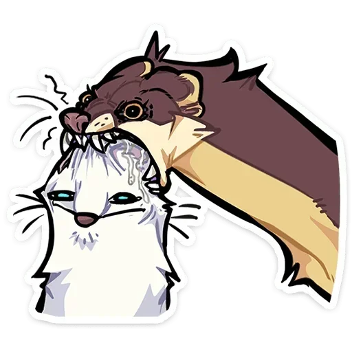 👹 Стикер «Куна» для Telegram