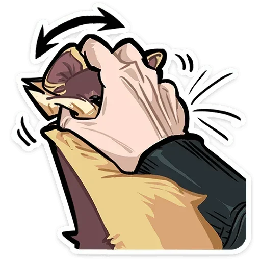 🤭 Стикер «Куна» для Telegram