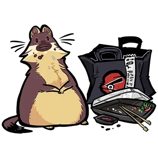 🍱 Стикер «Куна Без Текста» для Telegram