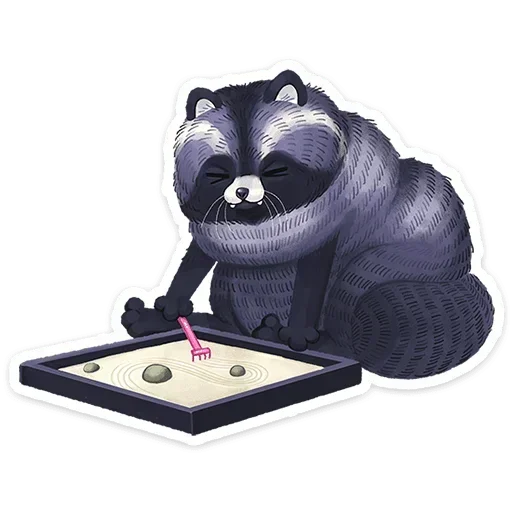 🙂 Стикер «Кусю» для Telegram