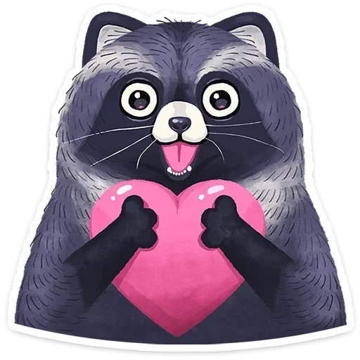 ❤️ Стикер «Кусю» для Telegram