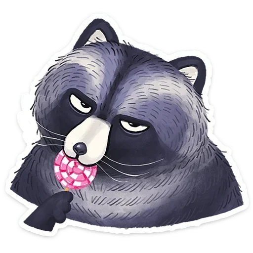 🍭 Стикер «Кусю» для Telegram