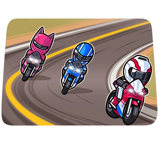 🏍 Стикер «Лайто Без Текста» для Telegram