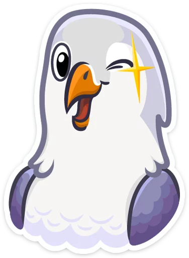 😉 Стикер «Неразлучники» для Telegram