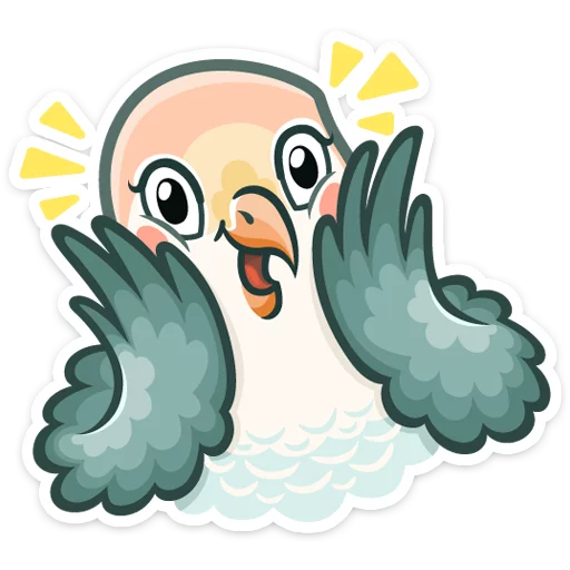 😳 Стикер «Неразлучники» для Telegram
