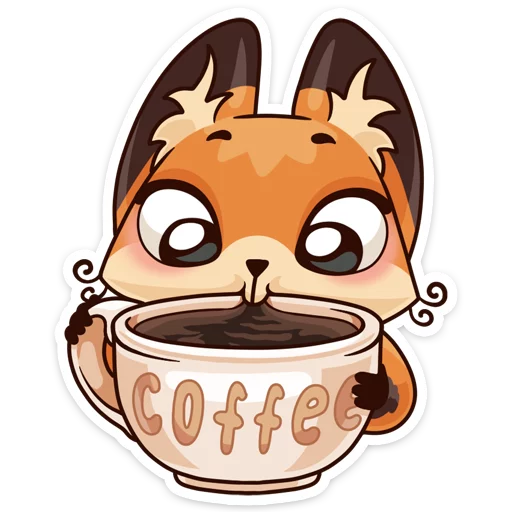 ☕ Стикер «Luna» для Telegram