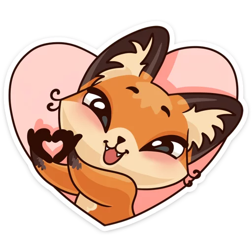 ❤ Стикер «Luna» для Telegram