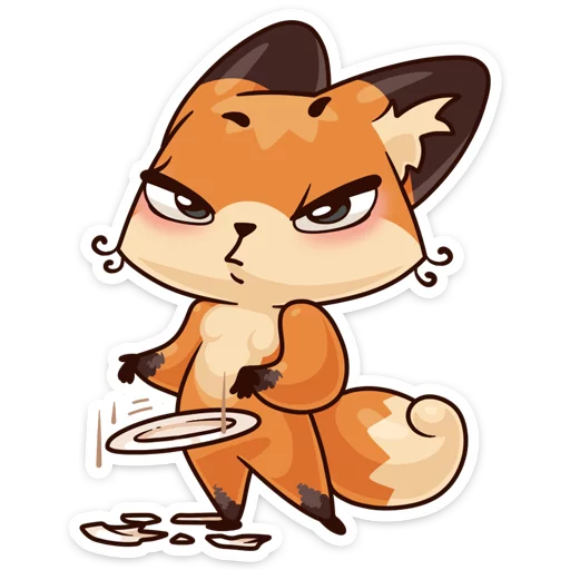🍽 Стикер «Luna» для Telegram