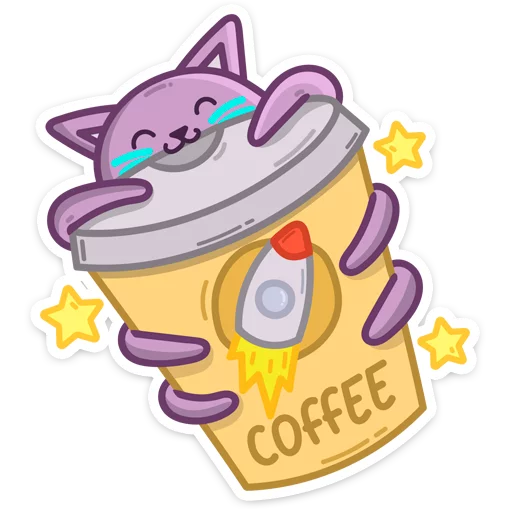 ☕️ Стикер «Марс» для Telegram