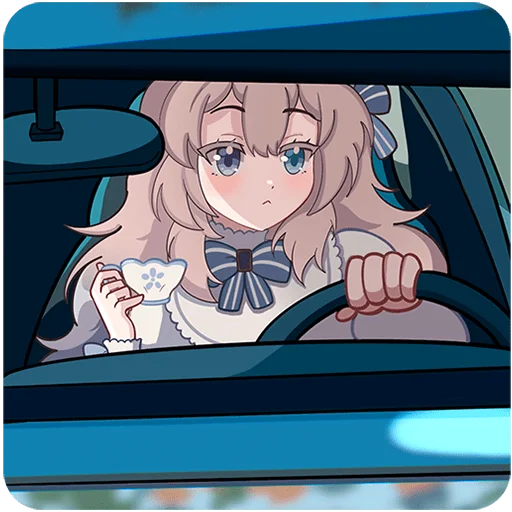 🚘 Стикер «Мяути» для Telegram