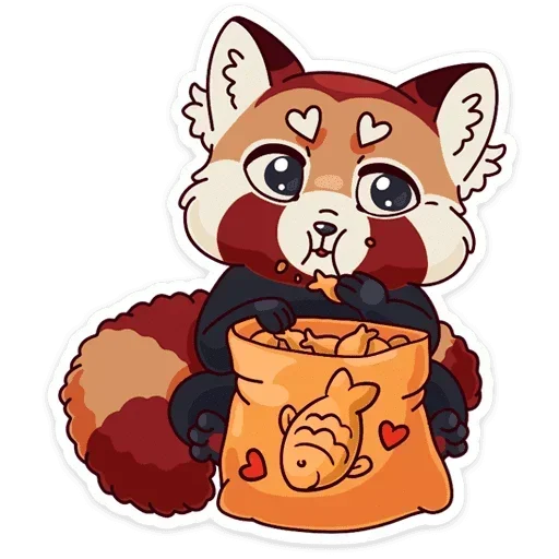 🍟 Стикер «Мику» для Telegram