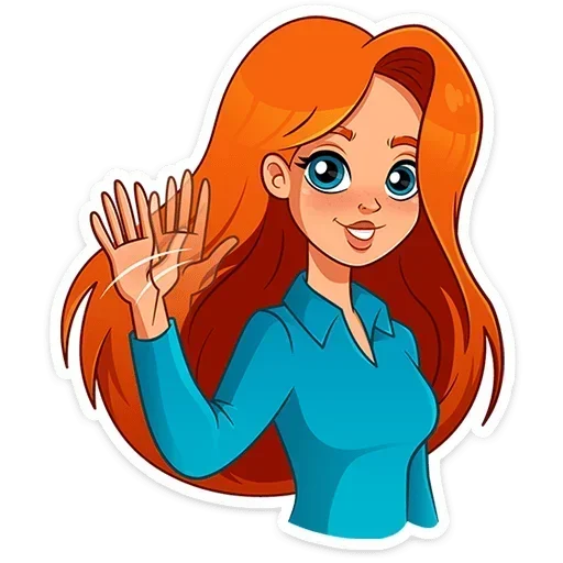 Стикерпак Мисс Бомбори для Telegram — скачать