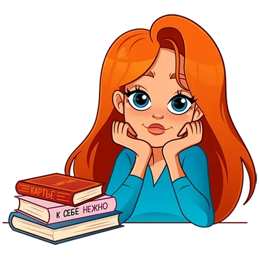 😯 Стикер «Мисс Бомбори Без Текста» для Telegram