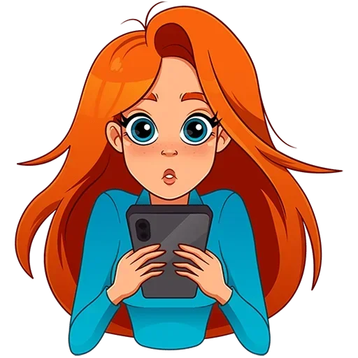 👋 Стикер «Мисс Бомбори Без Текста» для Telegram