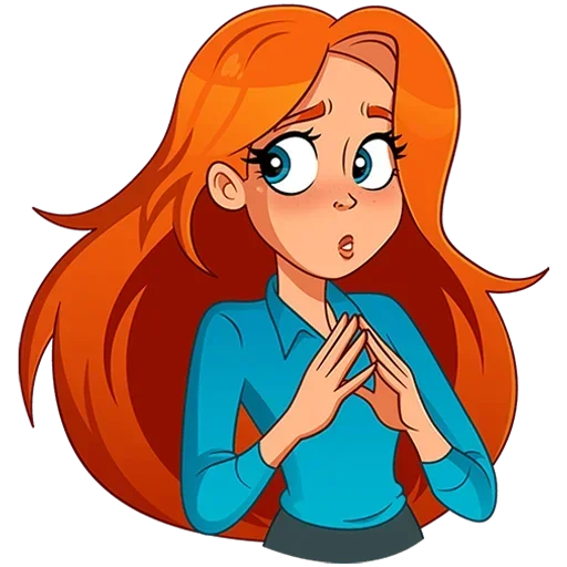 👍 Стикер «Мисс Бомбори Без Текста» для Telegram