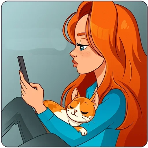 🤷‍♀️ Стикер «Мисс Бомбори Без Текста» для Telegram