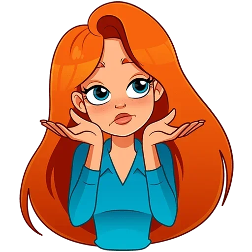☕ Стикер «Мисс Бомбори Без Текста» для Telegram