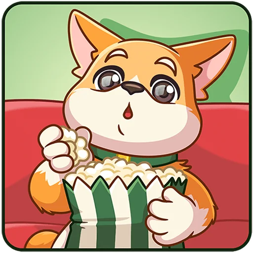 🍿 Стикер «Миксик» для Telegram