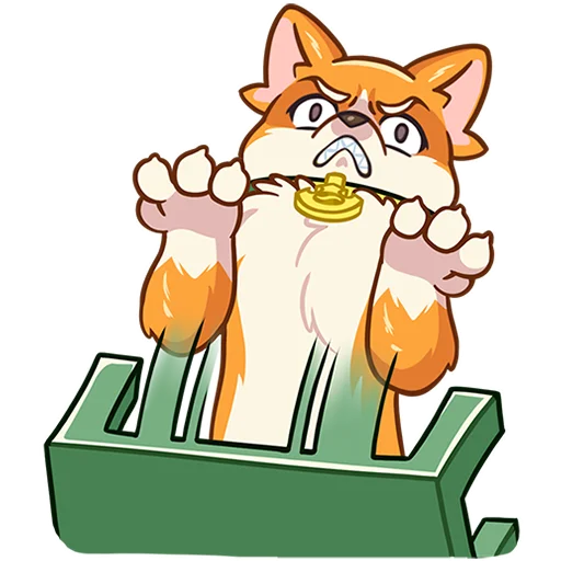 😠 Стикер «Миксик» для Telegram