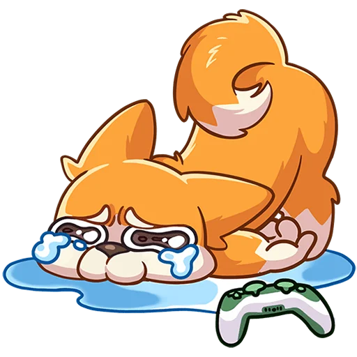 😭 Стикер «Миксик Без Текста» для Telegram