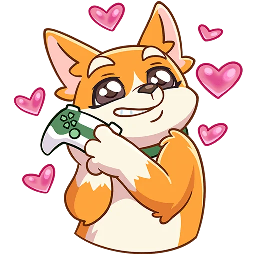 🥰 Стикер «Миксик Без Текста» для Telegram