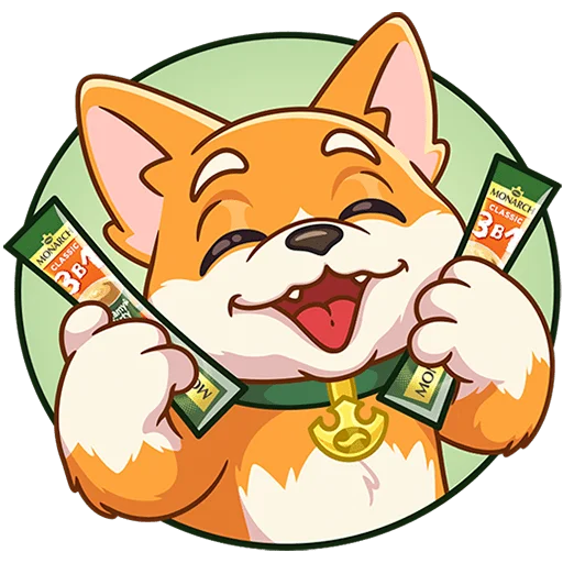 😊 Стикер «Миксик Без Текста» для Telegram