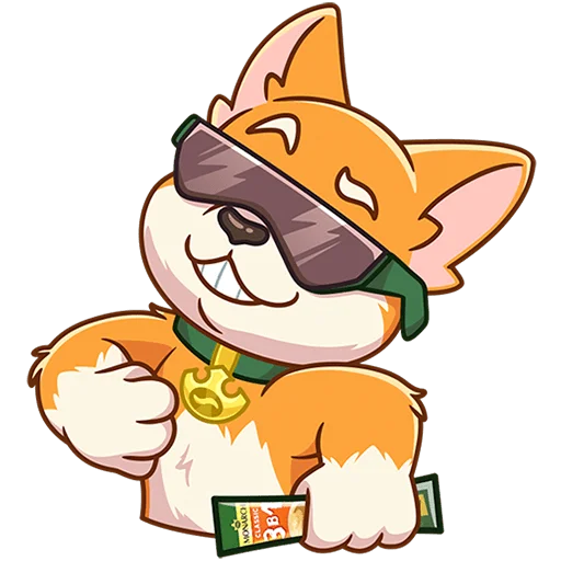 😎 Стикер «Миксик Без Текста» для Telegram