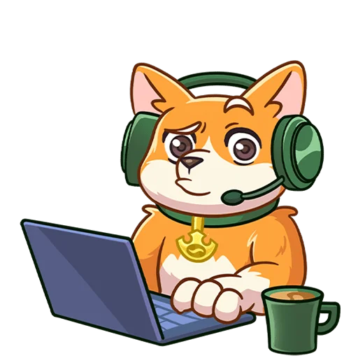 💻 Стикер «Миксик Без Текста» для Telegram