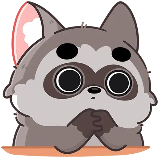 😦 Стикер «Мокко Без Текста» для Telegram