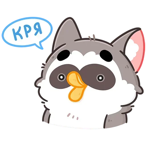 🐥 Стикер «Мокко Без Текста» для Telegram