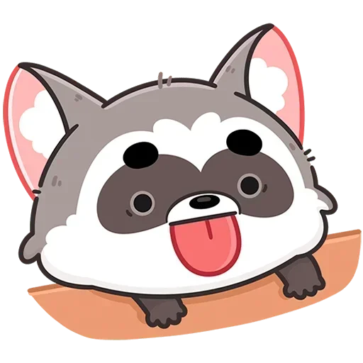 😛 Стикер «Мокко Без Текста» для Telegram