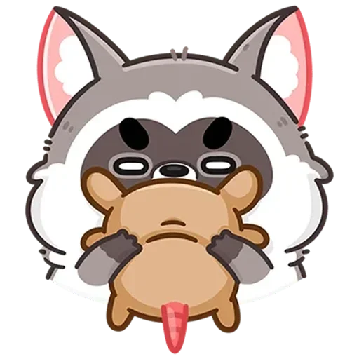 🐁 Стикер «Мокко Без Текста» для Telegram