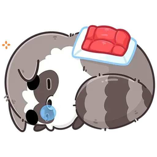 😴 Стикер «Мокко Без Текста» для Telegram