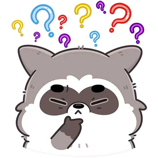 ❓ Стикер «Мокко Без Текста» для Telegram