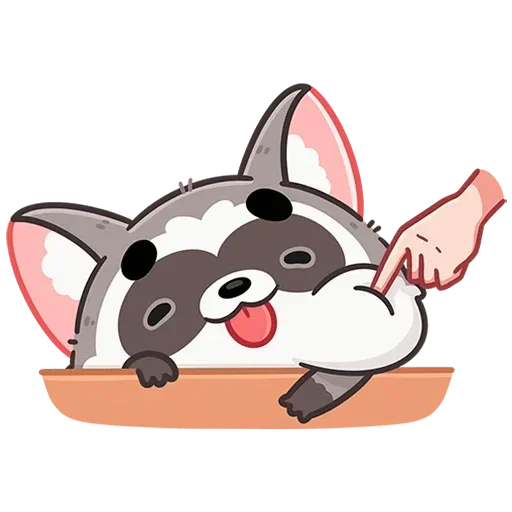 😛 Стикер «Мокко Без Текста» для Telegram