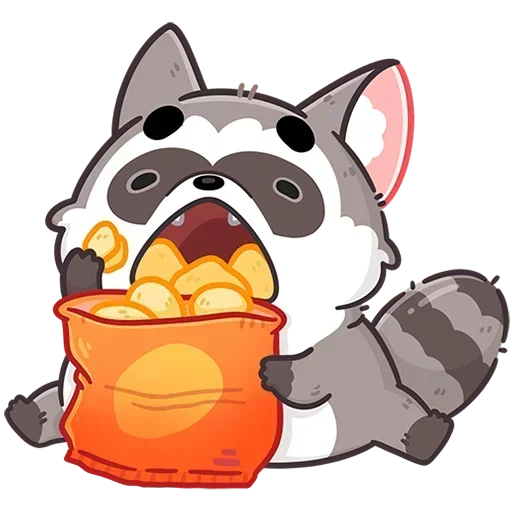 🍟 Стикер «Мокко Без Текста» для Telegram