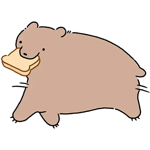🍞 Стикер «Мишич Без Текста» для Telegram